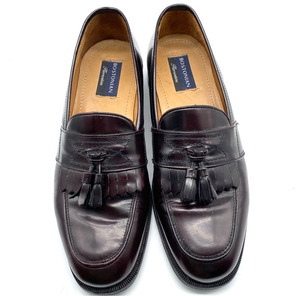 Bostonian loafers Black Leather Florentine Kilted dress shoes. SZ 9.5. NWOT main image 8